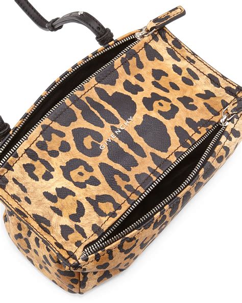 givenchy leopard pandora bag|Givenchy Pandora mini crossbody bag.